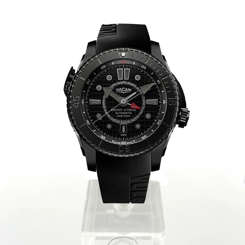 Vulcain Cricket X-Treme Automatic Zwart 44 mm