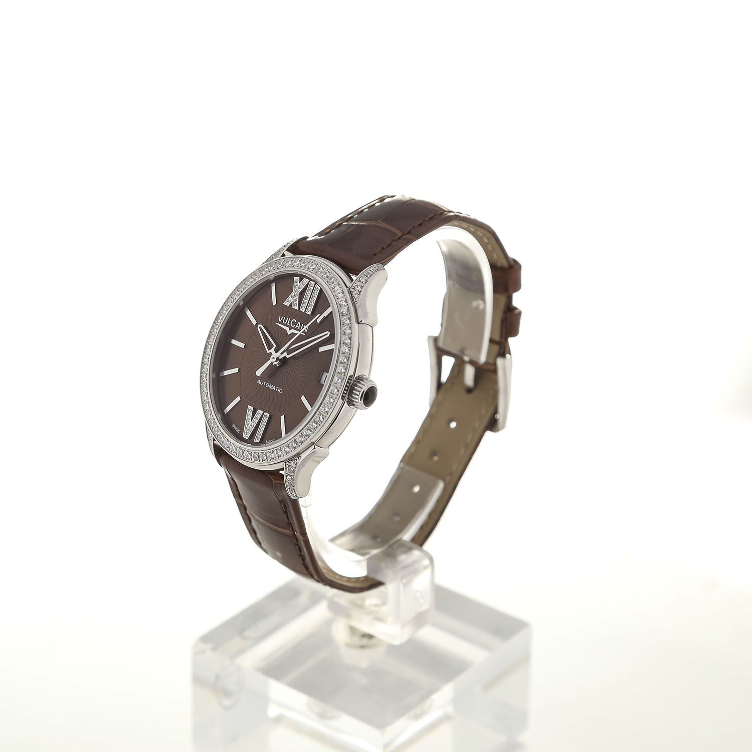 Vulcain First Lady Automatic bruin 32 mm