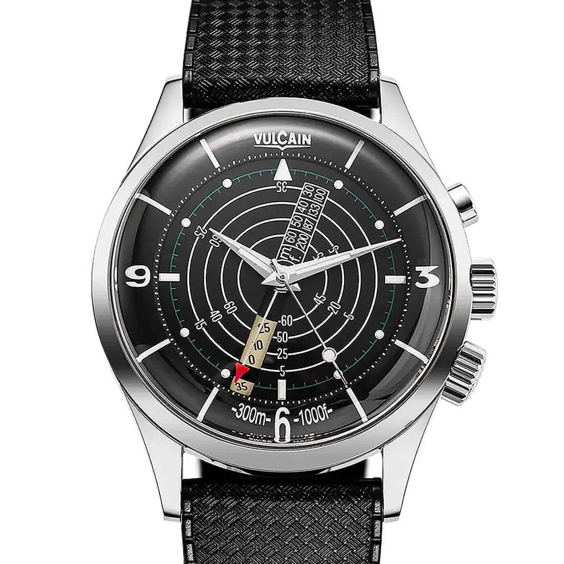 Vulcain Nautical Heritage Remontage Manuel Noir