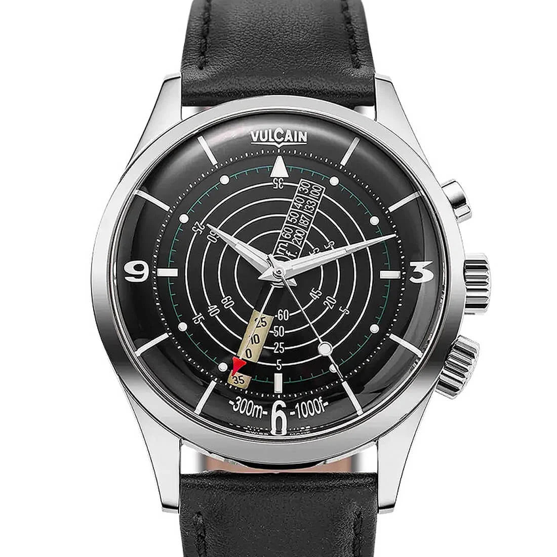 Vulcain Nautical Heritage Remontage Manuel Noir