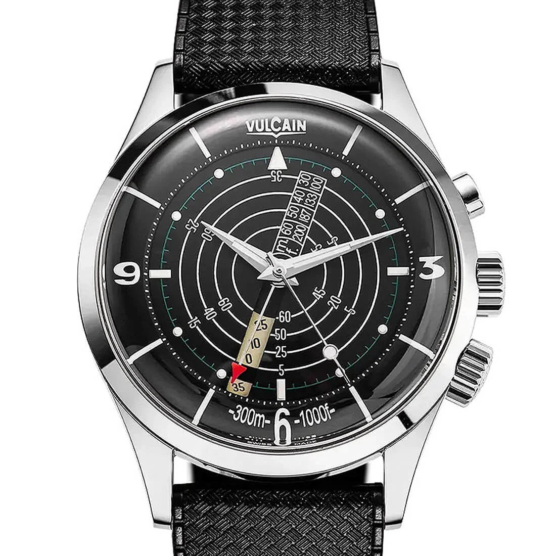 Vulcain Nautical Heritage Remontage Manuel Noir