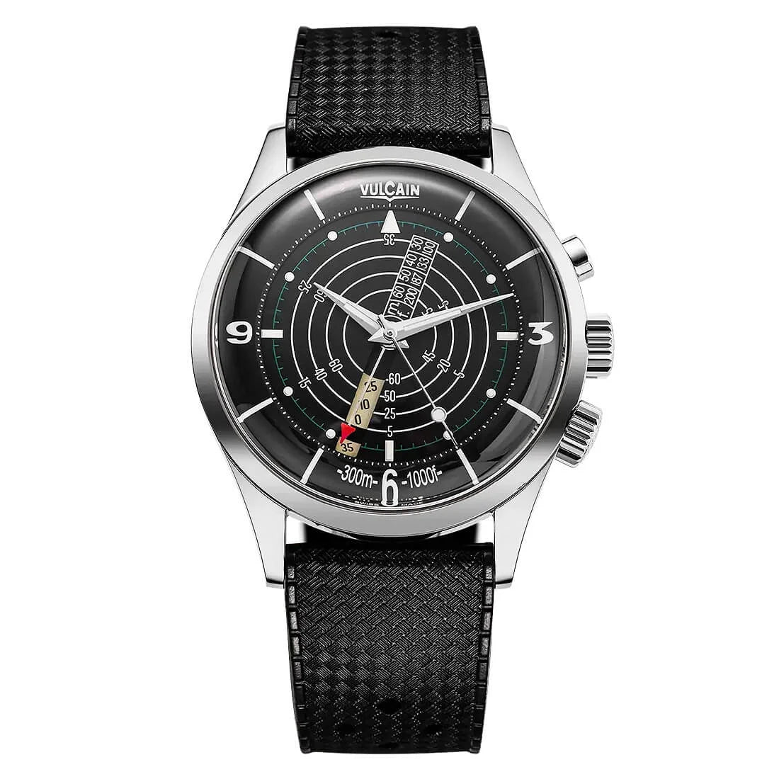 Vulcain Nautical Heritage Remontage Manuel Noir