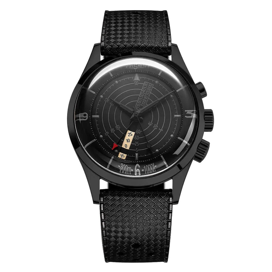 Vulcain Nautical Heritage Remontage Manuel Noir