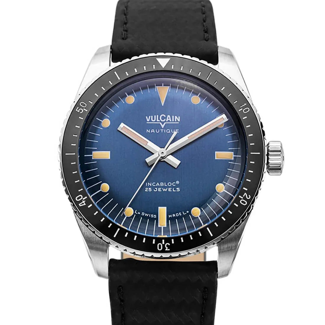 Vulcain Skindiver Nautique Automatic Blauw 38 mm