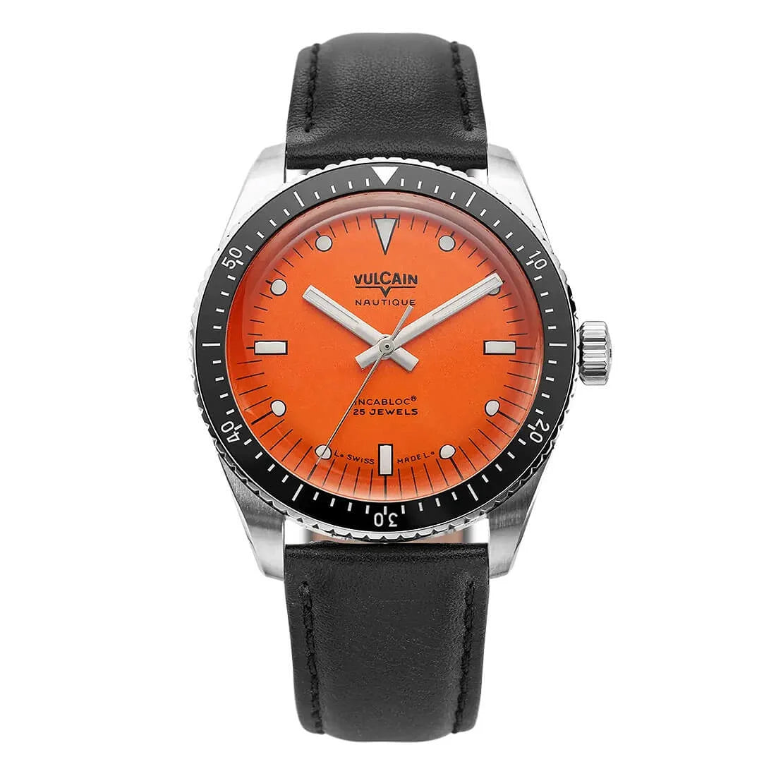 Vulcain Skindiver Nautique Automatique Orange