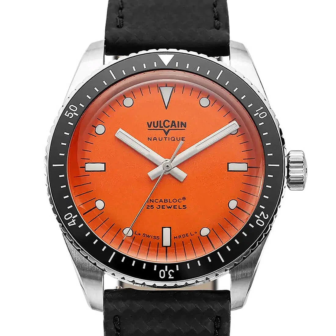 Vulcain Skindiver Nautique Automatique Orange