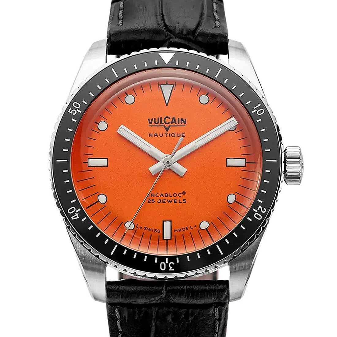Vulcain Skindiver Nautique Automatique Orange