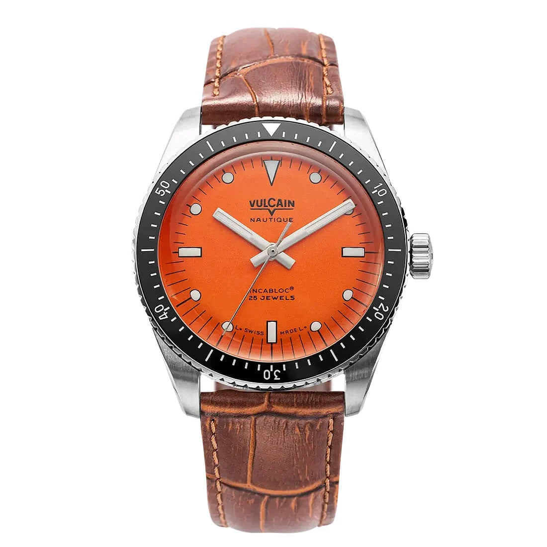 Vulcain Skindiver Nautique Automatique Orange