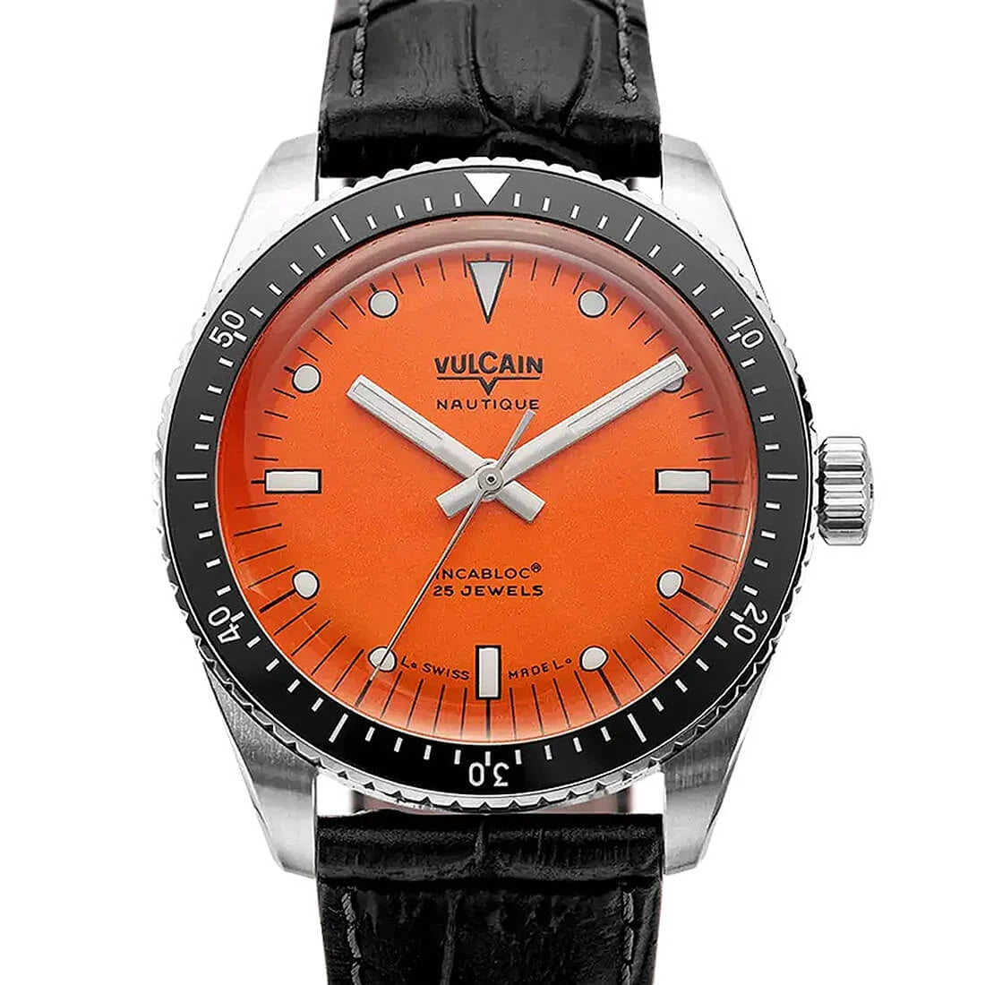 Vulcain Skindiver Nautique Automatique Orange