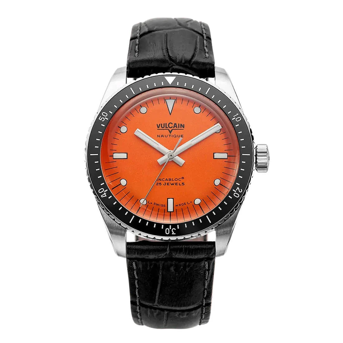 Vulcain Skindiver Nautique Automatique Orange