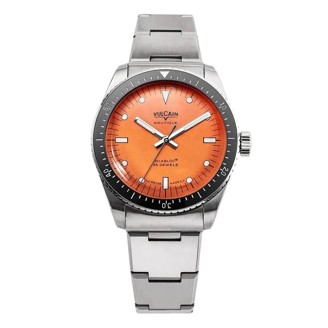 Vulcain Skindiver Nautique Automatique Orange