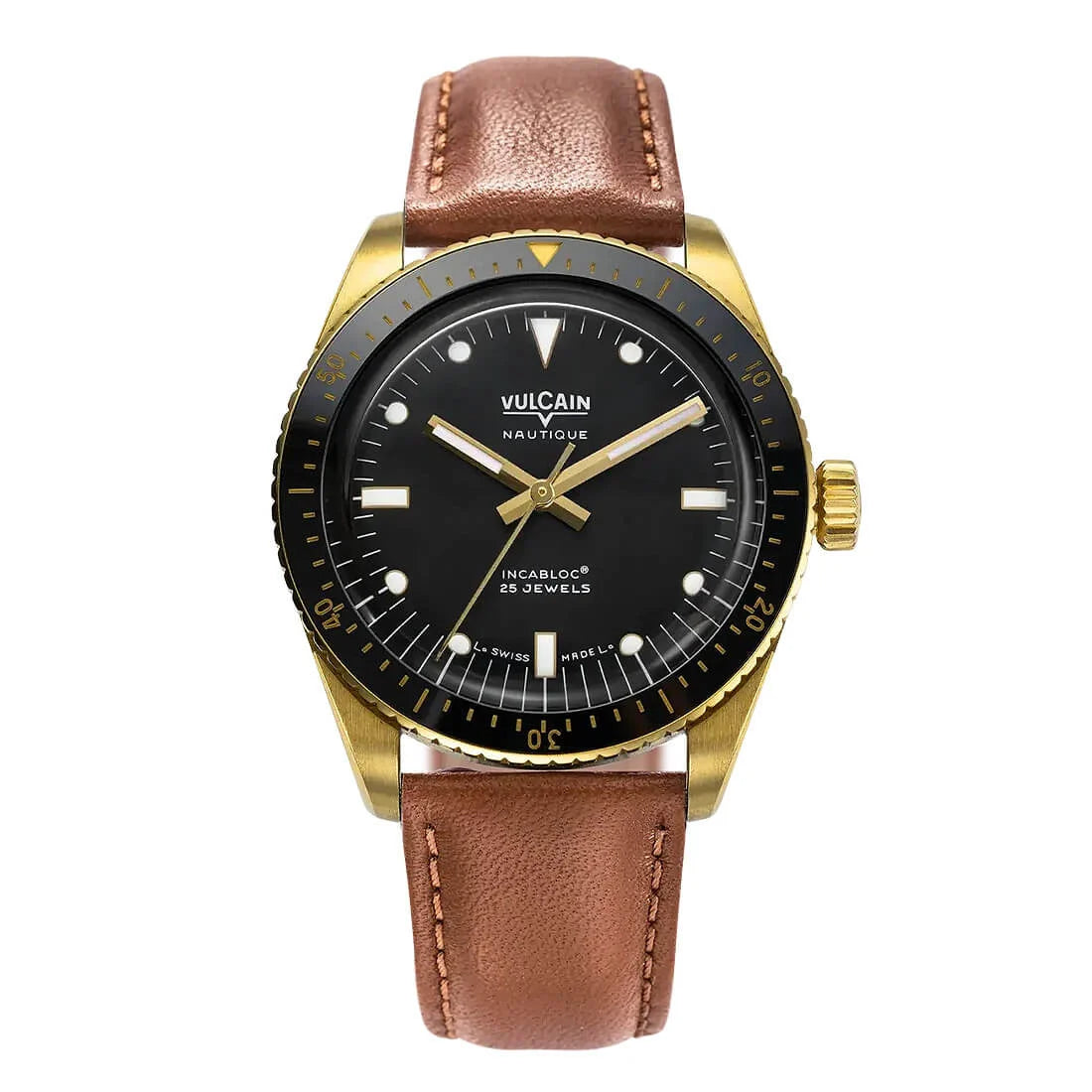 Vulcain Skindiver Nautique Automatic Black 38mm