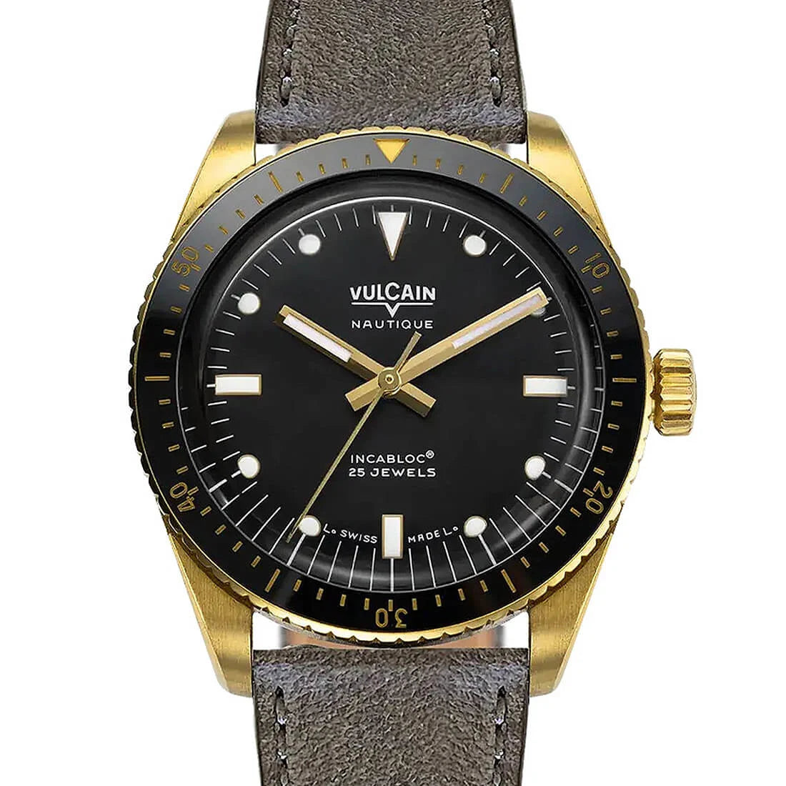 Vulcain Skindiver Nautique Automatic Black 38mm