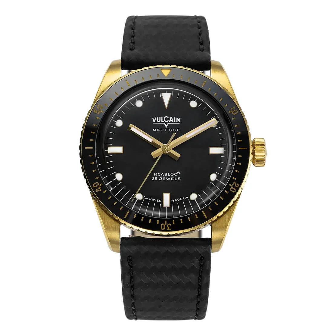 Vulcain Skindiver Nautique Automatic Black 38mm