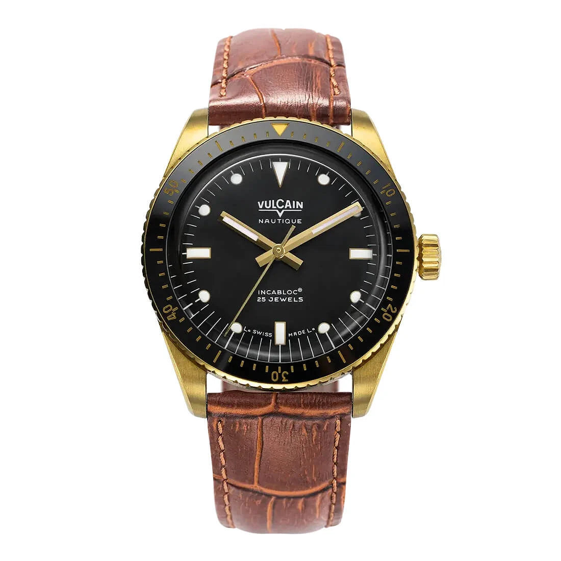 Vulcain Skindiver Nautique Automatic Black 38mm