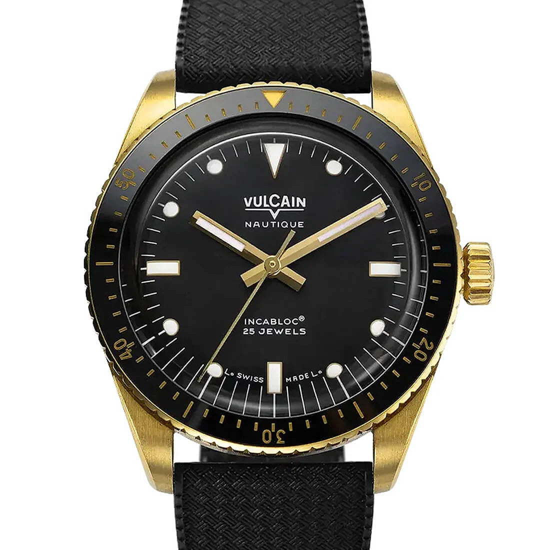 Vulcain Skindiver Nautique Automatic Black 38mm