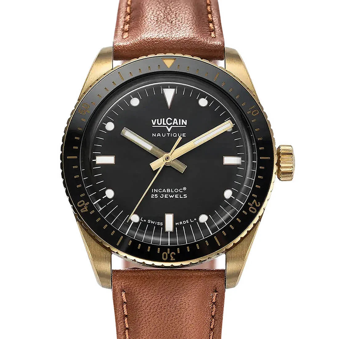 Vulcain Skindiver Nautique Automatic Black 38mm