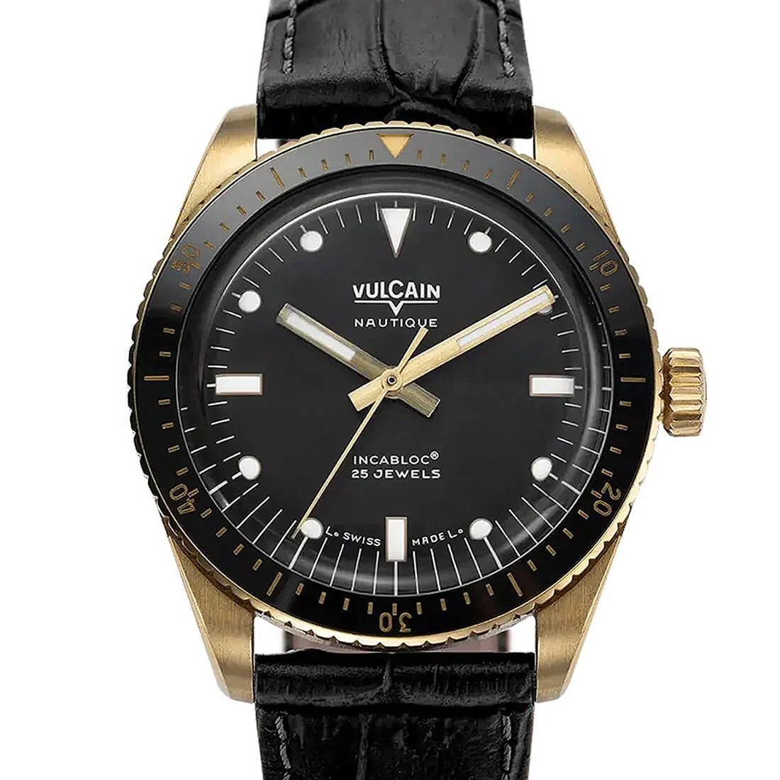 Vulcain Skindiver Nautique Automatic Black 38mm