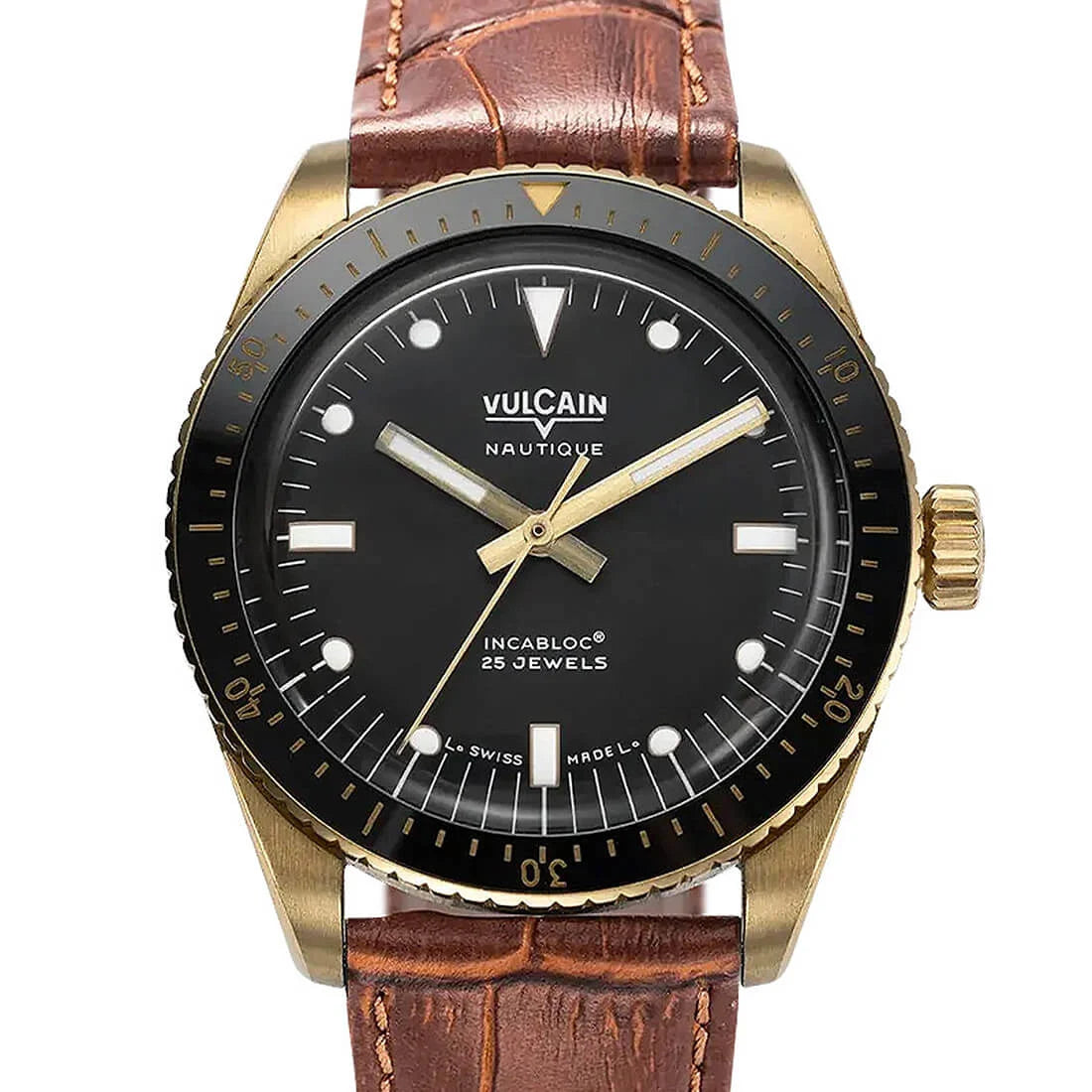Vulcain Skindiver Nautique Automatic Black 38mm