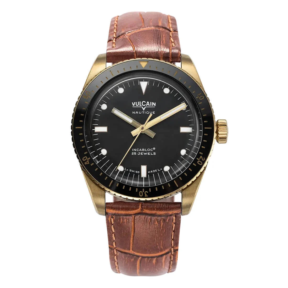 Vulcain Skindiver Nautique Automatic Black 38mm