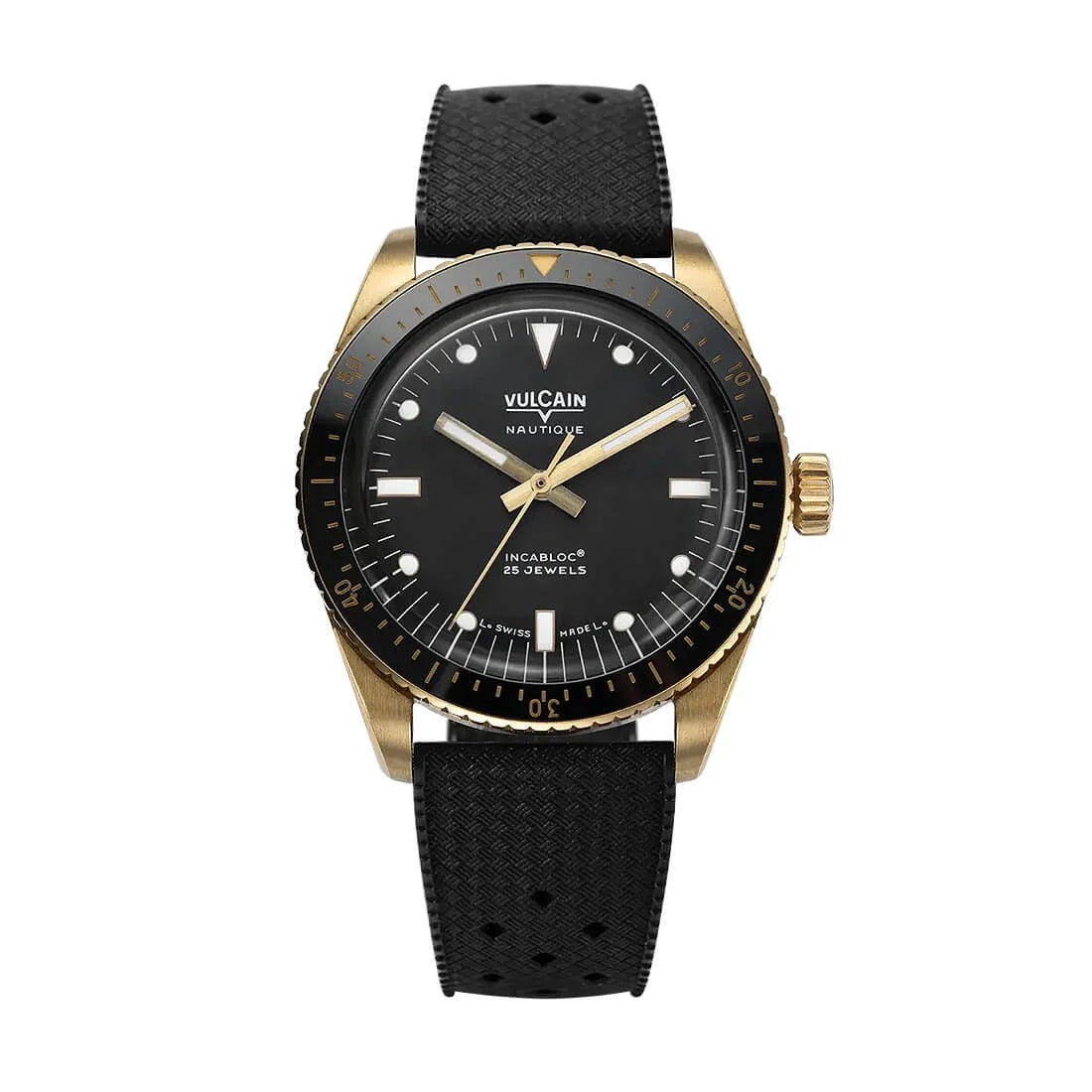 Vulcain Skindiver Nautique Automatic Black 38mm