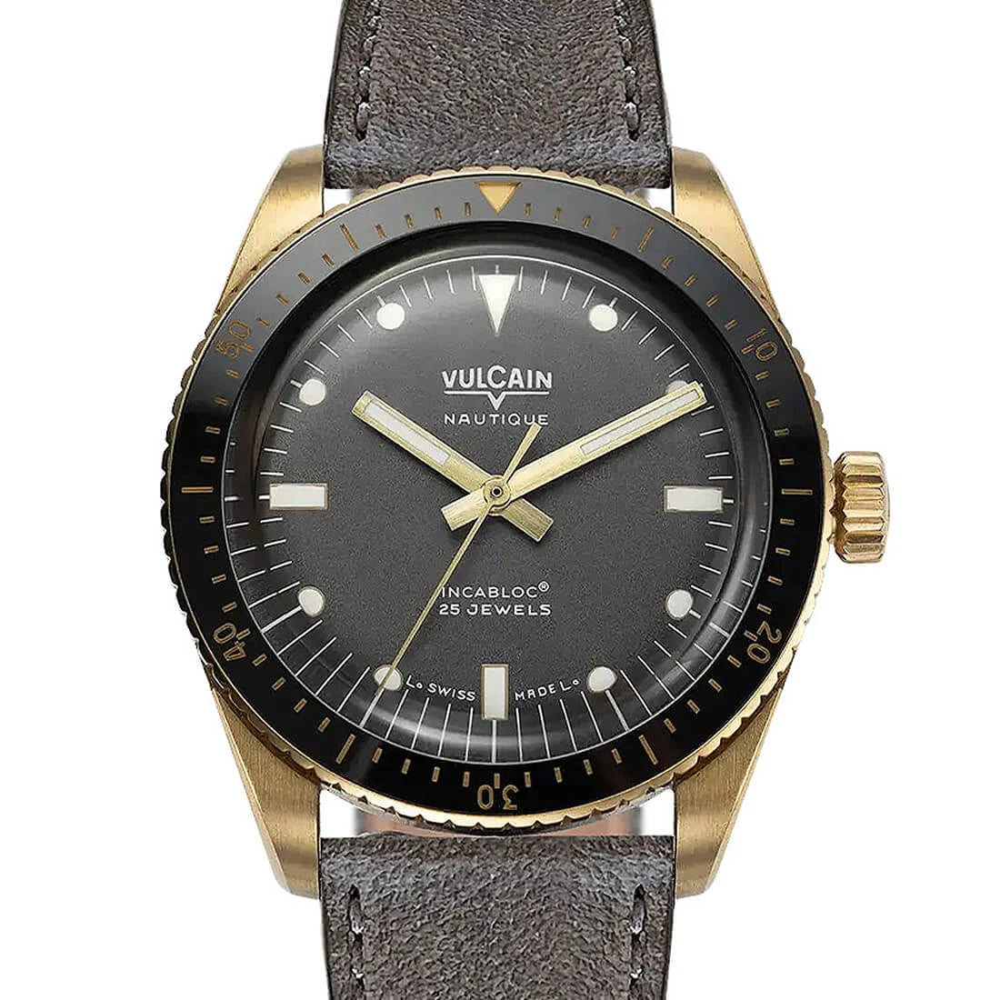 Vulcain Skindiver Nautique Automatic Grey 38mm
