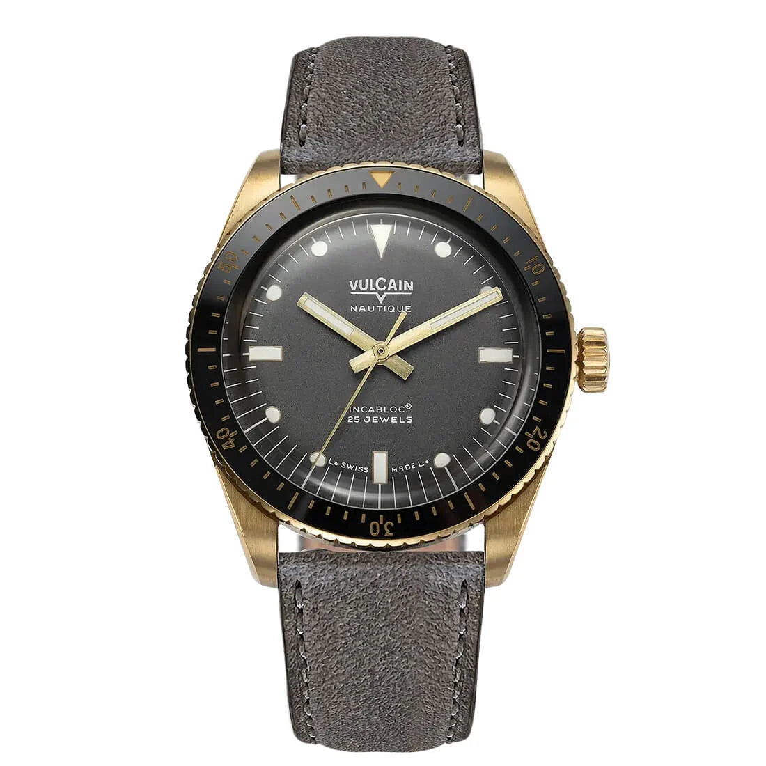 Vulcain Skindiver Nautique Automatic Grey 38mm