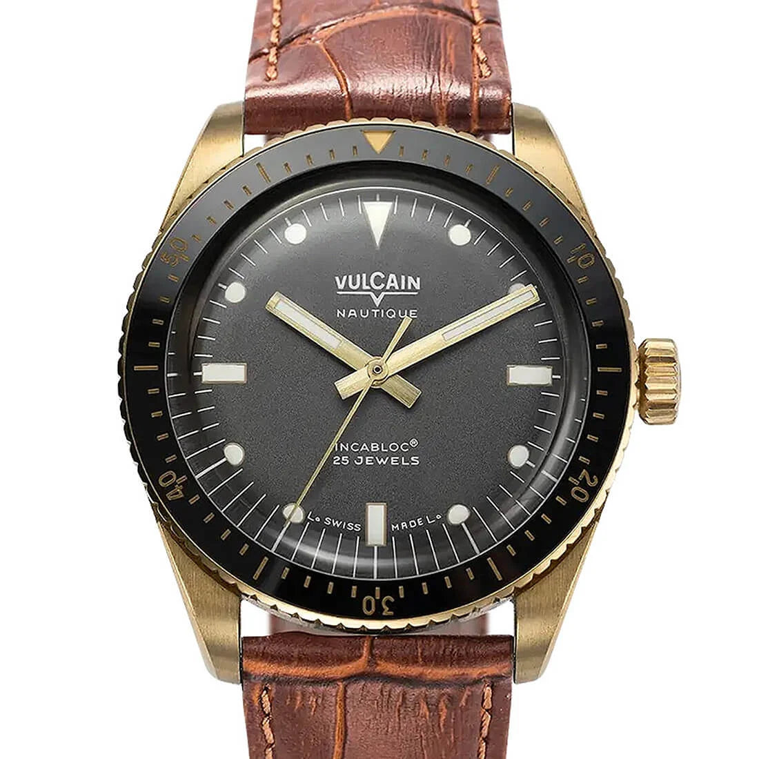 Vulcain Skindiver Nautique Automatic Grey 38mm