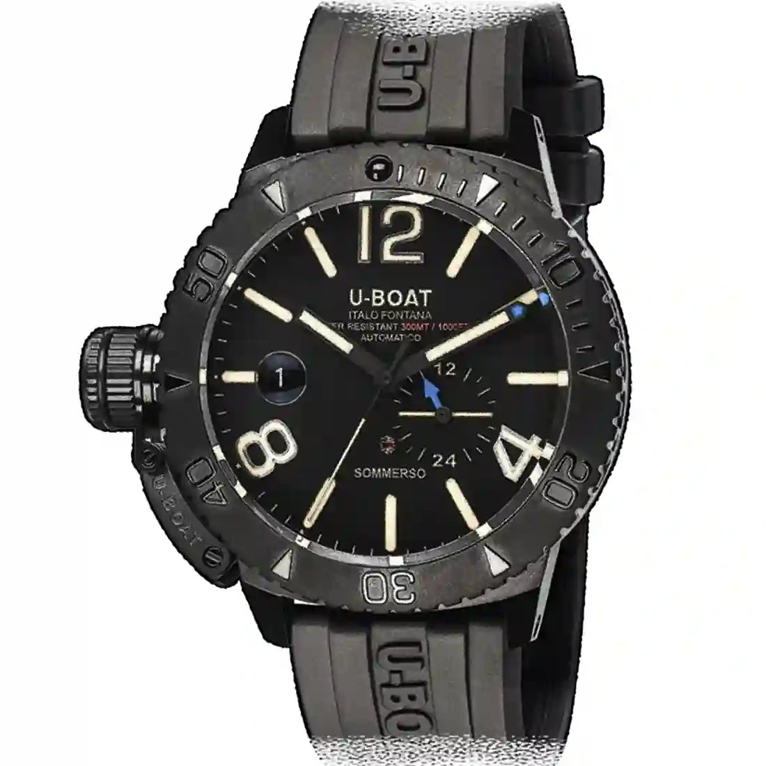 U-Boot-Taucheruhr Automatik Schwarz