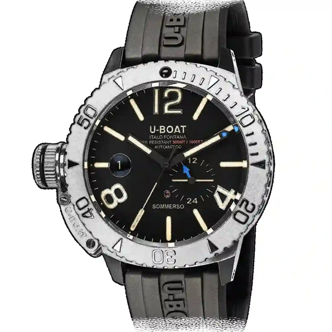 U-Boot-Taucheruhr Automatik Schwarz