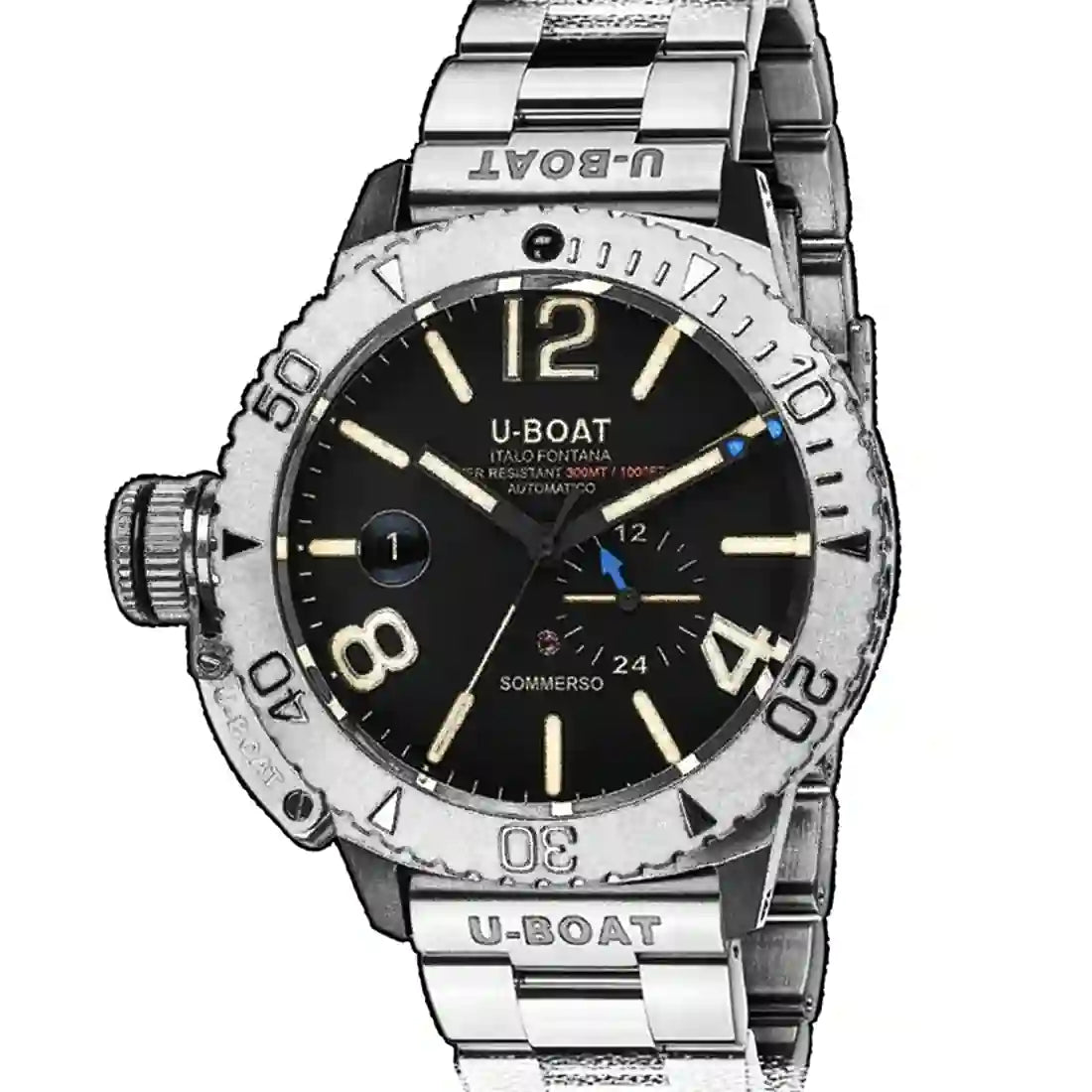 U-Boot-Taucheruhr Automatik Schwarz