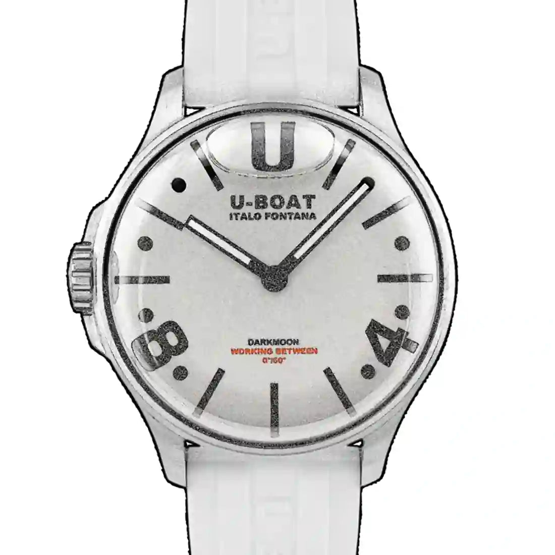 U-Boat Darkmoon Quarz Weiß