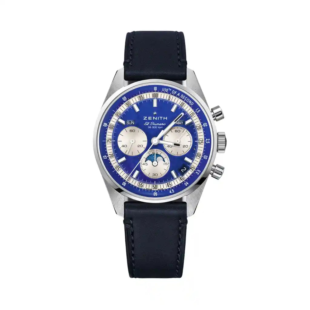 Zenith Chronomaster 03.3400.3610/51.C910 Blue Dial Stainless steel 38mm Watch