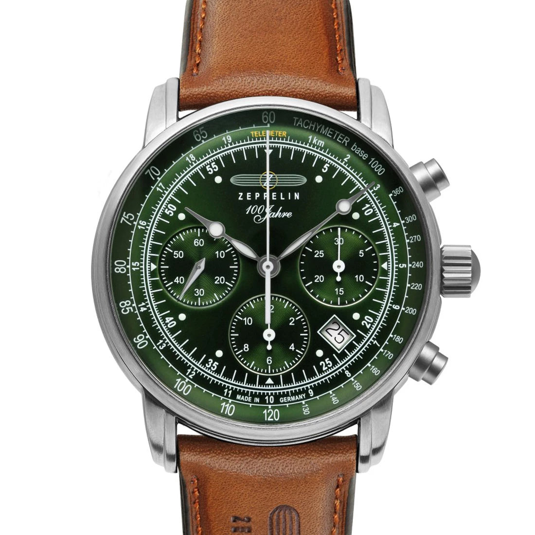 Zeppelin 100 Jahre 8618 Automatic Green 42mm