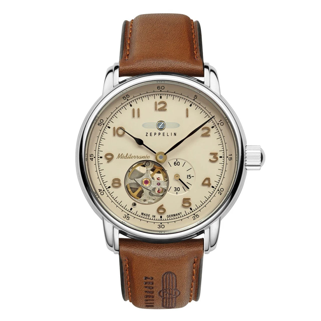 Zeppelin 100 Jahre Méditerraneé 9666 Automatic Beige 40mm