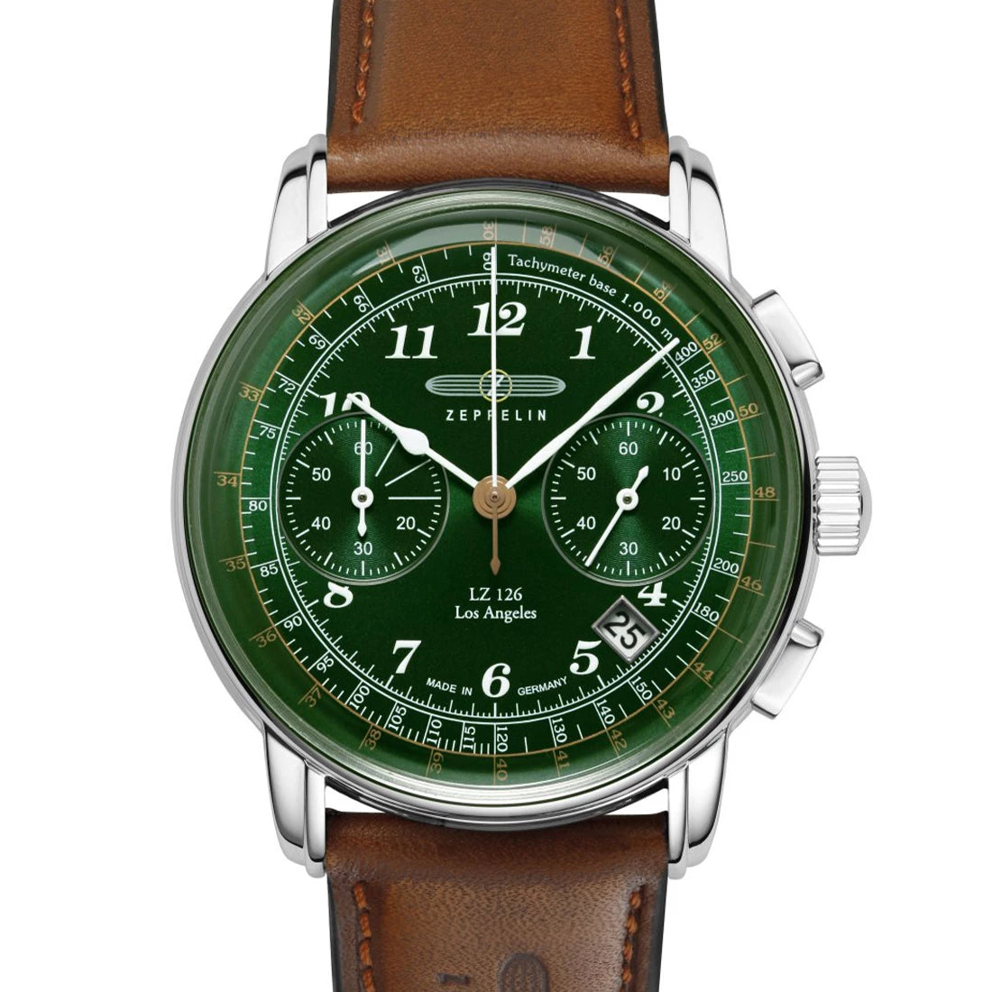 Zeppelin Los Angeles 7614 Quartz Green 42mm