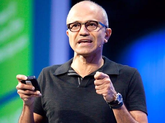 This image has an empty alt attribute; its file name is nadella_bunkerpop.jpg