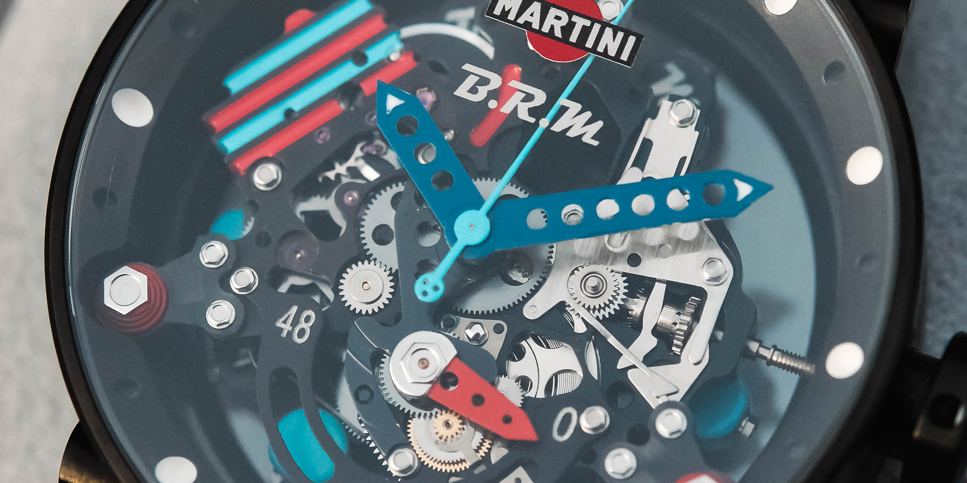 Présentation de la B.R.M Chronographes Martini Racing™ R50-TN-MR
