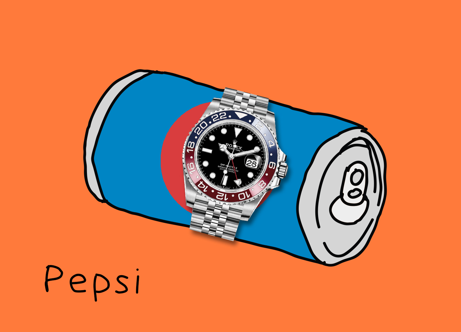 Rolex GMT-Master II 126710BLRO „Pepsi“