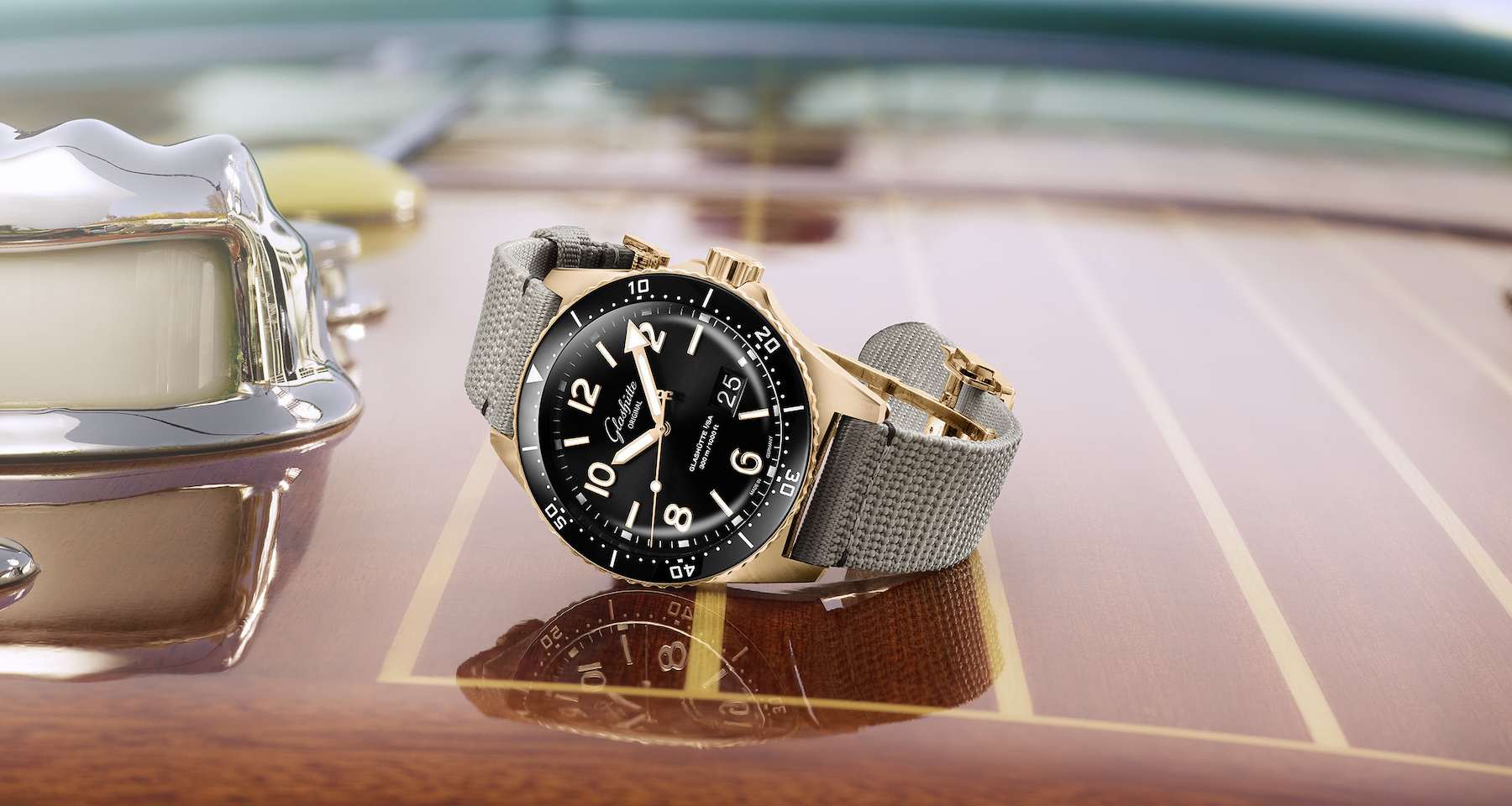 New high-end dive watches from Glashütte Original: SeaQ Panorama Date Gold
