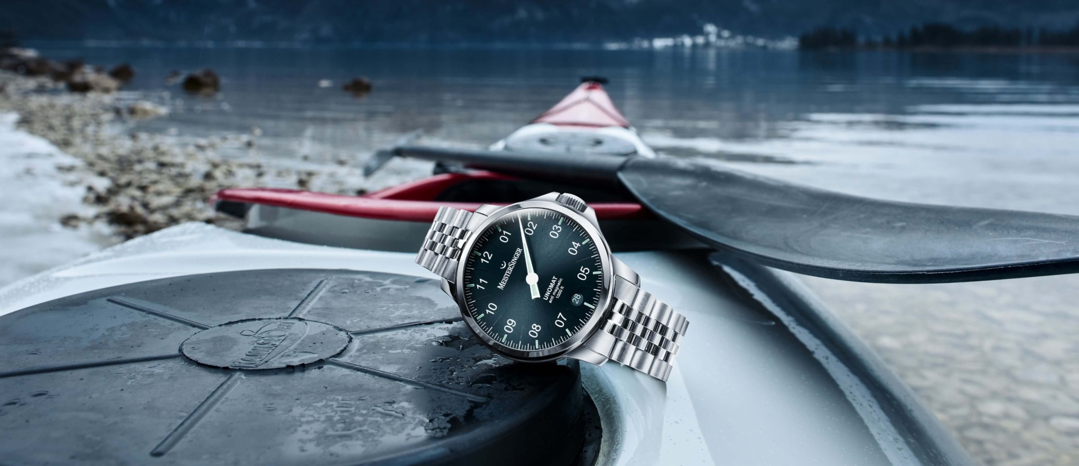 MeisterSinger’s new Unomat is not only crazy water-resistant, but also anti-magnetic